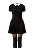 Addams Family Values Mercredi Addams Robe Cosplay Costume Halloween