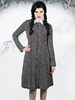Addams Family Values Mercredi Addams Robe Cosplay Costume Halloween