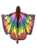 Ailes de papillon monarque Costume Cape Adultes Halloween Cosplay Accessoires
