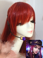 Akali Cosplay Headset LOL KDA Accessoire de Cosplay League Of Legends Déguisements Halloween