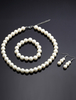 Alliage bijoux de mariée ensembles perles parures de bijoux de mariage