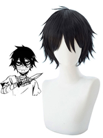 Anges de la mort perruque de cosplay dIsaac Foste Zack Déguisements Halloween