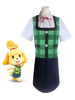 Animal Crossing Isabelle Cosplay Costume Outfit Déguisements Halloween