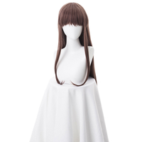 Anime Japonais Cosplay Perruque 2021 Fruits Basket Honda Tooru Blunt Bang Perruque Déguisements Halloween