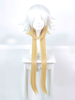 Anime Kawii Fille Blonde Blanche Perruque Cosplay Curly Déguisements Halloween