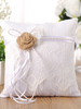 Anneau oreiller dentelle ruban ruban arcs oreillers de mariage