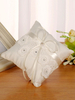 Anneaux de dentelle porte porteur rubans strass perles perles oreillers