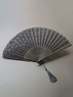 Années 1920; accessoires de costume de fan de gland de fan de gland de dentelle daccessoire de flapper Déguisements Halloween