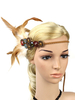 Années 1920 Flapper Bandeau Boho Headpieces Vintage Grand Gatsby Femmes Perlée De Plumes Ethniques Accessoires De Cheveux Déguisements Halloween