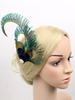 Années 1920 Flapper Bandeau Headpieces Vintage Great Gatsby Peacock Feathers Femmes Accessoires De Cheveux Déguisements Halloween