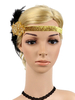 Années 1920 Great Gatsby Bandeau Flapper Headpieces Strass Plume Femmes Rétro Cheveux Accessoires Déguisements Halloween
