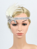 Années 1920 Great Gatsby Bandeau Paillettes Plume Flapper Headpieces Femmes Rétro Cheveux Accessoires Déguisements Halloween