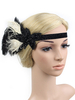 Années 1920 Great Gatsby Bandeau Plume Flapper Headpieces Strass Femmes Rétro Cheveux Accessoires Déguisements Halloween