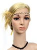 Années 1920 Great Gatsby Headband Flapper Headpieces Plume Femmes Rétro Accessoires de cheveux Déguisements Halloween