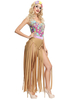 Années 1970 Costume Femmes Costumes Rétro Chapellerie Robe Hippies Déguisements Halloween Costumes Déguisement Années 80
