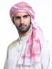 Arabe Hommes Hijab Plaid Moschief Musulman Polyester Hijab Wrap