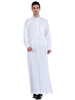 Arabian Abaya Robe Col Arrondie À Manches Longues Homme Vêtements