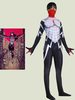 Araignée femmes Cosplay combinaison masquée blanc Film combinaison Marvel Comics Cosplay Costume