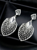 Argent boucles doreilles de mariage strass bijoux de mariage percés
