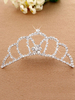 Argent princesse Tiara Ballet danse peigne perles Accessoires cheveux Party pour les enfants Déguisements Halloween