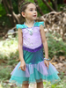 Ariel cosplay costume Déguisements Halloween robes de sirène petites filles Disney