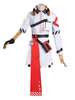 Arknights April Cosplay Costume Polyester Tissu Blanc Chaud Jeu Cosplay Costume Ensemble