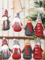 Articles de fête de Noël Tricot Applique Poupée Décorations de costume de Noël Déguisements Halloween