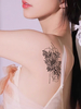 Autocollants de tatouage de rose autocollants de tatouage à base de plantes de jus de bras de clavicule imperméables