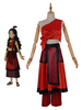 Avatar Legend Of Korra Katara rouge Cosplay Costume Déguisements Halloween