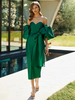 Avec robe de cocktail jolie courte longueur thé col en coeur plissé taffetas