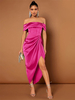 Avec robe de cocktail mode courte col bateau court