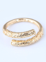 Bague en or ouverte bijoux de cadeau danniversaire de bâton dor