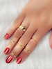 Bagues Bijoux Finger 7 Piece Bijoux Femme