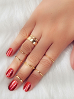 Bagues Bijoux Finger 7 Piece Bijoux Femme