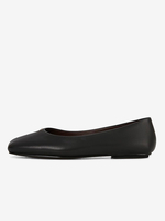 Ballerines en cuir PU à bout rond pour femmes