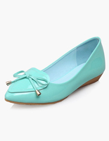 Ballerines en Synthétique verni avec noeud