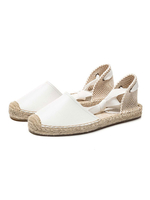 Ballerines en textile à bout pointu pour femmes