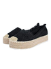 Ballerines Femme en Maille avec Plateforme avec Bout Rond Bicolores