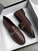 Ballerines Plates Femmes Elastique à Cuir Synthétique avec Bout Rond Décors avec Boucles Métals Unicolore Comfortable