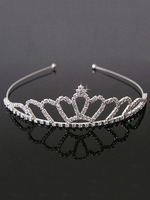 Ballet danse tiare Silver Beaded Hairband Little Girls