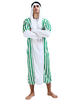 Bande blanche robe Costume arabe masculin avec bandeau Costume asiatique Déguisements Halloween