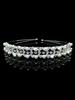 Bandeau argent mariage bandeau perle strass mariée cheveux accessoires