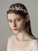 Bandeau dargent Coiffure nuptiale Accessoires de cheveux de mariage