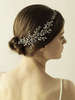 Bandeau de mariage argent strass Bandeau pour la mariée