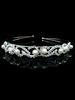 Bandeau de mariage bandeau perle argent strass accessoires de cheveux de mariée