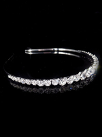 Bandeau de mariage bandeau strass argent accessoires de cheveux de mariée