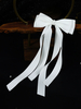 Bandeau De Mariage Blanc Épingle À Cheveux Bowknot Satin Accessoires De Cheveux Pour La Mariée