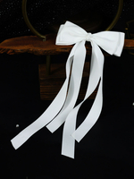 Bandeau De Mariage Blanc Épingle À Cheveux Bowknot Satin Accessoires De Cheveux Pour La Mariée