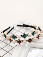 Bandeau De Mariage Perle Strass Accessoires De Cheveux Pour La Mariée