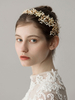 Bandeau de mariage strass doré Headpieces perruques Accessoires cheveux de mariée